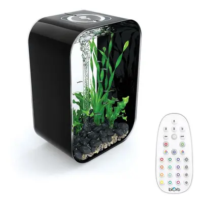 BiOrb LIFE 45L Black Aquarium Fish Tank with Multi Colour LED Lighting