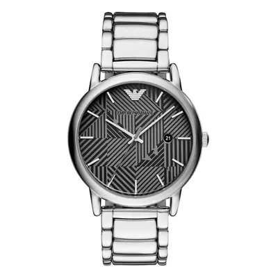 Emporio Armani Classic Men's WatchÂ¦Black & Grey DialÂ¦Stainless StrapÂ¦AR11134