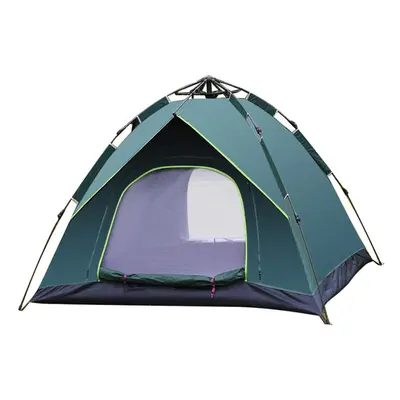 (Dark Green) People Waterproof Camping Tent 210T PU Fabric UV Protectionof Tent for Outdoor Trav