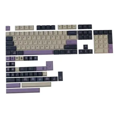 140 Keys Amethyst PBT Keycap Set Cherry Profile Sublimation Custom Keycaps for Mechanical Keyboa