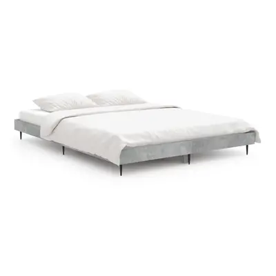 (concrete grey, x cm) vidaXL Bed Frame Bedroom Platform Bed Frame Bedstead Bed Base Engineered W