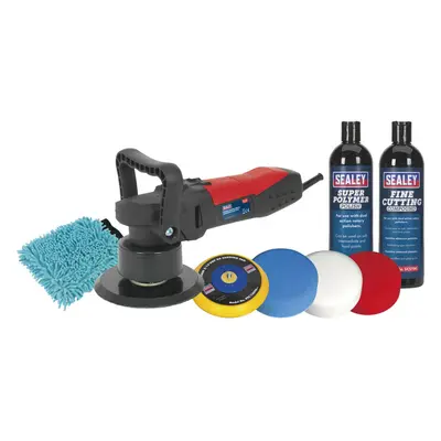 PREMIUM 150mm Electric Polisher & Compounding Kit - 230V 600W - 3x Buffing Heads