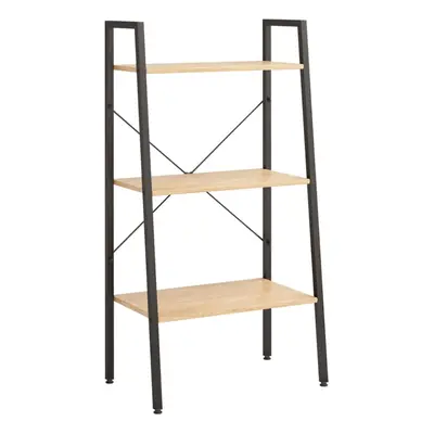 (light brown, x x cm) vidaXL Standing Shelf Storage Organiser Shelf Rack Ladder Shelf Bookshelf