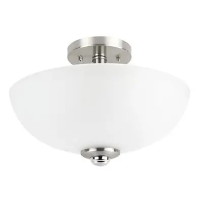 8.25 x x in. Hudson Brushed Nickel Ceiling Light