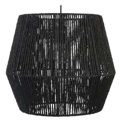 Woven Pendant Lamp Black GWERU