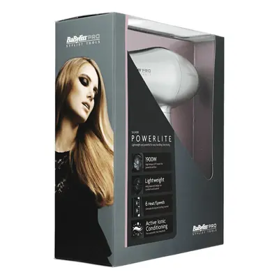 BaByliss Pro PowerLite Hair Silver 1900w Dryer