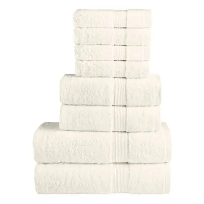 (cream) vidaXL Premium Towel Set Piece Absorbent Shower Towel Bath Towels gsm