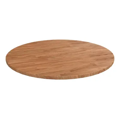 (light brown, x 1.5 cm) vidaXL Solid Wood Oak Round Table Top Untreated Table Top Multi Colours/