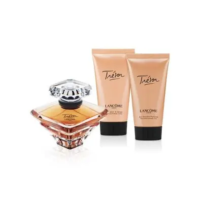 Tresor Pcs Set: 1.7 Edp Sp + 1.7 Body Lotion + 1.7 Shower Gel