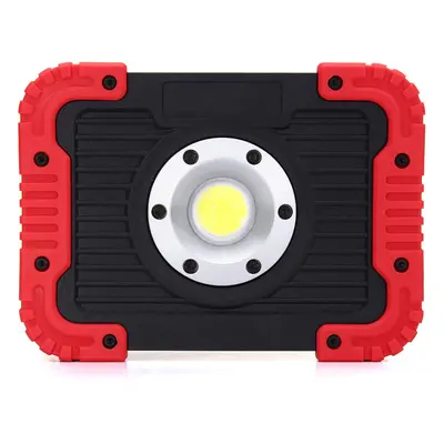 (Red) 30W 750lm 20LED COB Work Light Rechargeable Lantern Outdoor Camping Tent Emergency Flashli