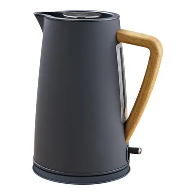 (Grey) 1800W 1.7L Electric Kettle Stainless Steel Auto Power-off Protection Handheld Instant Hea