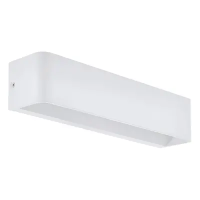 Wall Light Colour White Oblong Box Shape Snug Fitting Bulb LED 12W Included