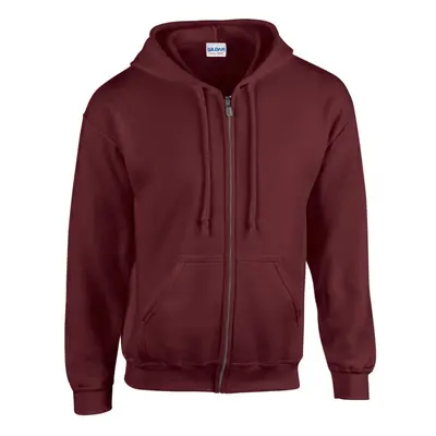 (3XL, Maroon) Gildan Mens Heavy Blend Full Zip Hoodie