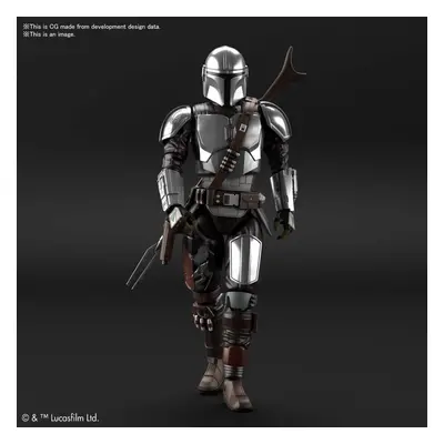 Star Wars: The Mandalorian in Beskar Armour Silver Coating Version 1:12 Scale Model Kit