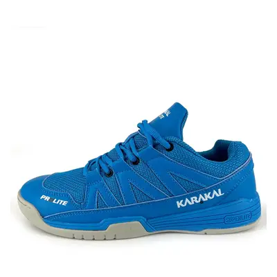 (40) Karakal Pro Lite Indoor Squash Court Shoes Non Slip Arch Support Shock Absorbent Blue Train