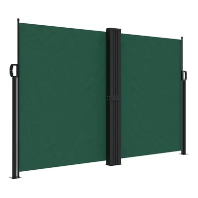 (dark green, x cm) vidaXL Retractable Side Awning Outdoor Privacy Screen Shade Black 120x1200 cm