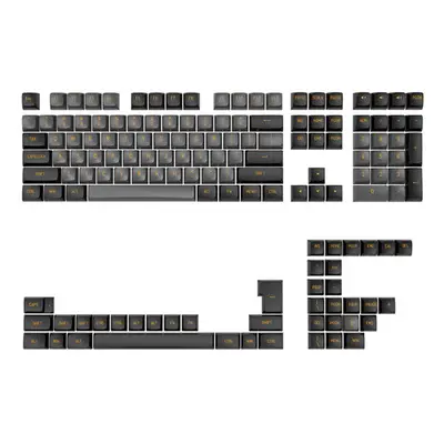 (Dark Gold) Keys Mechanical Keyboard PBT Double Color Injection Keycap Set Custom Keycaps