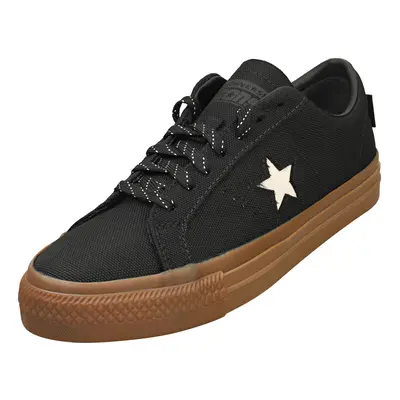 Converse One Star Pro Ox Unisex Casual Trainers in Black Gum - 7.5 UK