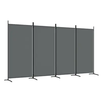 (Anthracite, x cm (W x H)) vidaXL Room Divider Wall Partition Screen Panel Room Separator Privac