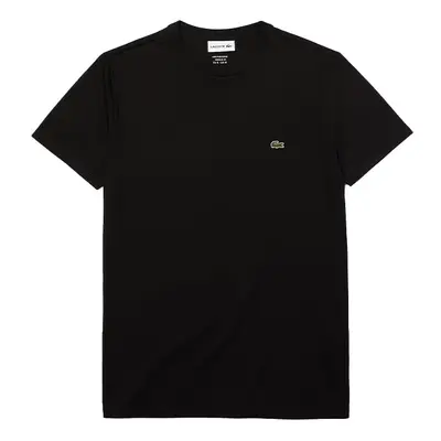 (Black, M) Lacoste TH6709 Mens T Shirts