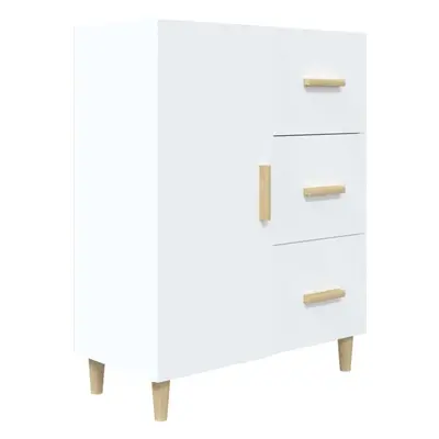 (white) vidaXL Sideboard White Engineered Wood Cupboard Storage Cabinet Multi Colours