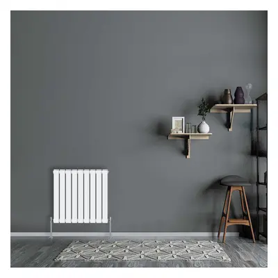 (Horizontal 600x612mm - Double) NRG Flat Panel Designer Bathroom Central Heating Radiator Gloss 