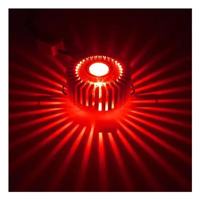 (Red) 3W LED Aluminum Ceiling Light Fixture Corridor Balcony Pendant Lamp Lighting Chandelier