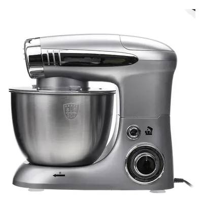 (Silver) Multi-function in Kitchen Electric Mixer 1000W Speed Kneading Dough Machine Egg Beater 