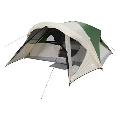 (green) vidaXL Family Tent Cabin 6-Person Camping Tent Lightweight Tent Waterproof