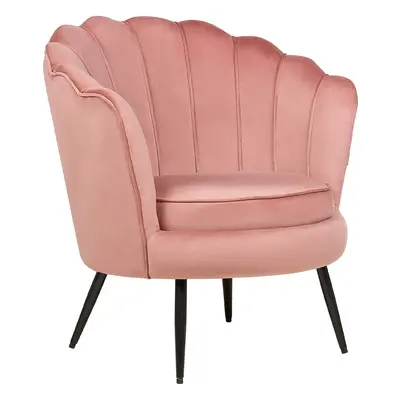 Armchair LOVIKKA Velvet Pink