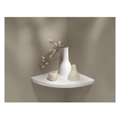 Profile Corner Floating Shelf 45x45x4.5cm White