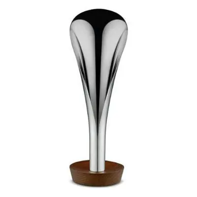 Alessi Lily Mw71-Incense Burner in 18/10 Stainless Steel and Wood, Steel, One Size