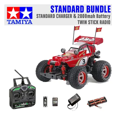 Tamiya RC Comical Hotshot (GF-01CB) 4x4 1:10 Standard Stick Radio Bundle