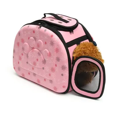 Small Dog Cat Sided Carrier Travel Tote Shoulder Bag Cage Kennel Bag