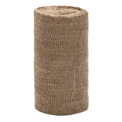 (0.25 x m) vidaXL Jute Roll Burlap Ribbon Natural Hessian Ribbon Roll 100% Jute gsm