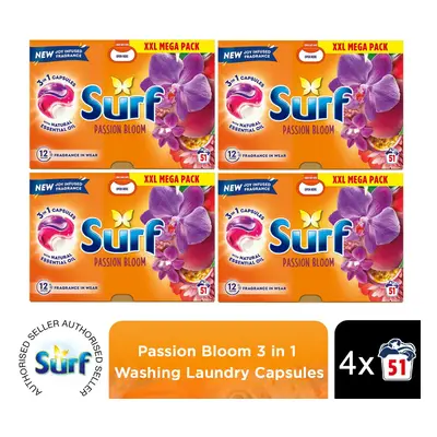 (Buy 4) Surf 3in1 Laundry Detergent Passion Bloom or 4pk