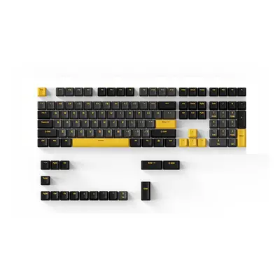 (Black Gold) Keys Black Gold/Bauhinia PBT Keycap Set OEM Profile Two Color Injection Molding Cus