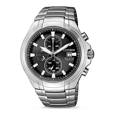 Citizen Mens Watch Eco-Drive Titanium Chronograph CA0700-86E