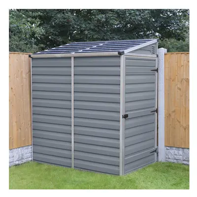 Palram 4x6 Skylight Grey Pent Shed