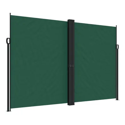 (dark green, x cm) vidaXL Retractable Side Awning Outdoor Privacy Screen Balcony Sunshade Shelte