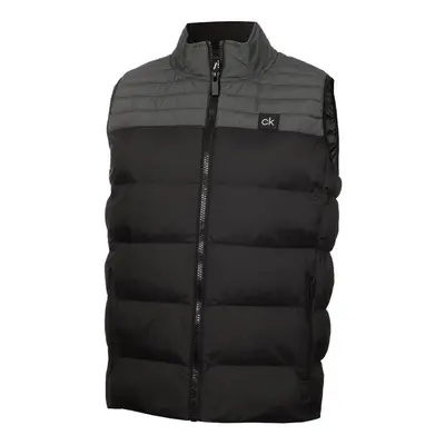 (M, Black) Calvin Klein Mens Voltron Padded Water Resistant Golf Gilet