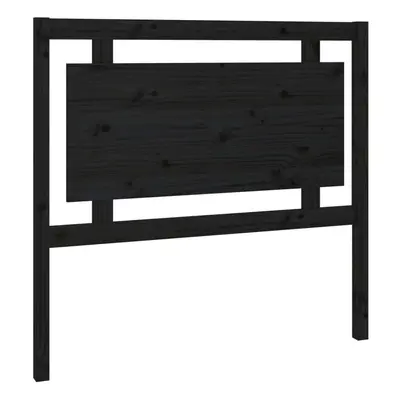 (black, 105.5 x x cm) vidaXL Bed Headboard Home Bedroom Decorative Bed Header Panel Solid Wood P