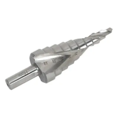 HSS M2 Spiral Flute Step Drill Bit - 4mm to 22mm - Precision Hole Drilling