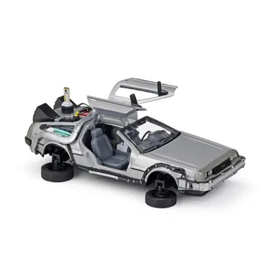 Diecast Alloy Model Car Door Openable Delorean Back to the Future Time Machines Metal Toy Car fo