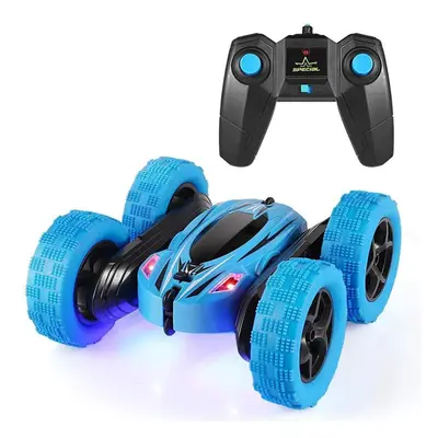 2.4G 4WD Double-Sided Stunt Rc Car Rotation W/ LED Light Toy