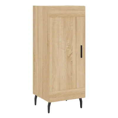 (sonoma oak) vidaXL Sideboard Storage Cabinet Side Cabinet Cupboard White Engineered Wood