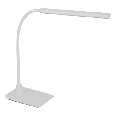 Table Lamp Colour White Shade Touch On/Off Dim Dimmable Bulb LED 4.5W Included