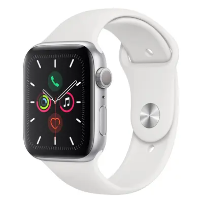 Apple Watch Series (GPS Only, 44mm, Silver Aluminum, White Sport Band)