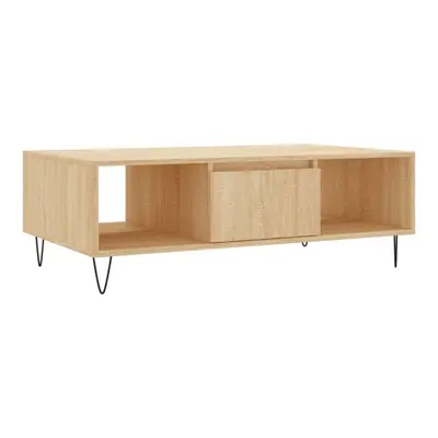 (sonoma oak) vidaXL Coffee Table Side Table Telephone Table Concrete Grey Engineered Wood