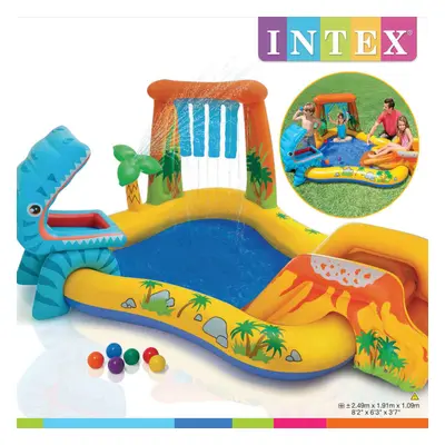 Intex Inflatable Pool Swimming Pool Paddling Pool Dinosaur Play Centre 57444NP